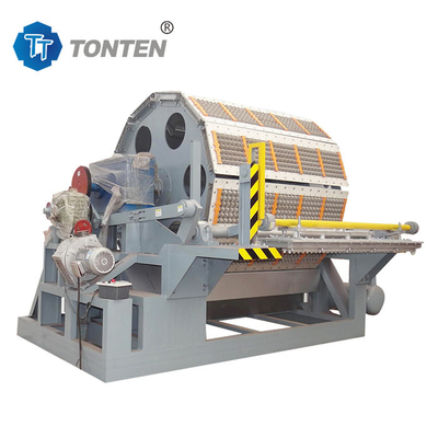 Mesin Otomatis Buah Telur Tray Membentuk Pulp Plating Mesin 32kw