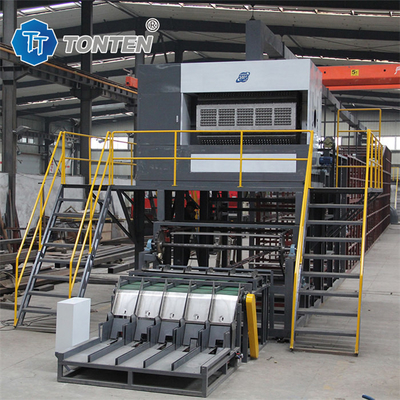 TONTEN Pulp Egg Tray Produksi Line Mesin Daur Ulang Sampah Kertas
