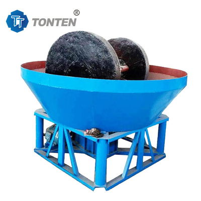 Gold Round Pan Mill Mesin Penggilingan Bijih Emas Tipe Basah Ke Afrika Selatan