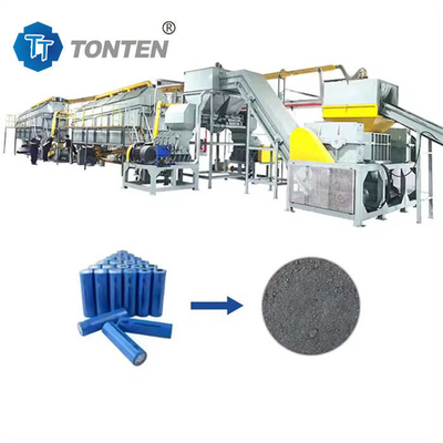 Mobil Lithium Ion Battery Crusher Daur Ulang Mesin Processing Line