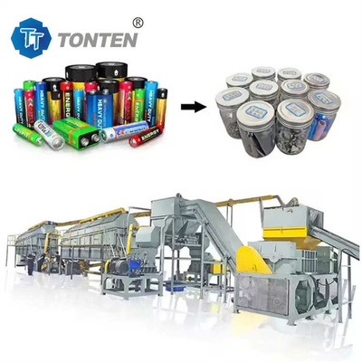 Limbah Baterai Lithium Ion Baterai Daur Ulang Mesin Produksi Line Disesuaikan
