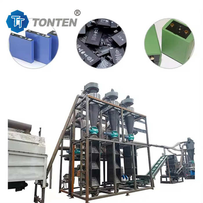 Limbah Baterai Lithium Ion Baterai Daur Ulang Mesin Produksi Line Disesuaikan