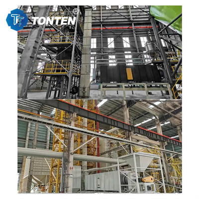 TONNES Mesin Produksi Industri Glass Crusher Untuk Pasir 6-25t Per Batch