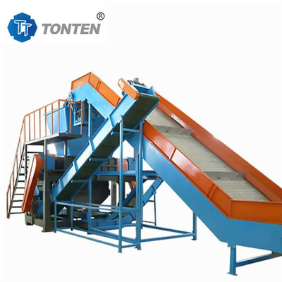 Ban Shredder lini produk Karet Daur Ulang Pabrik Ban mesin penghancur
