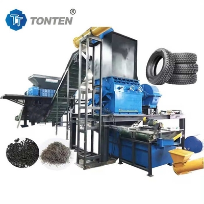 Pneumatic Rubber Crushing Recycling Line Produksi Scrap Ban Recycling Rubber Powder