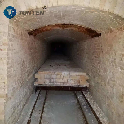 Peralatan pengeringan tungku terowongan batu bata tanah liat untuk sintering logam suhu tinggi