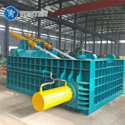 Metal Scrap Paint Bucket Hydraulic Briquetting Machine Untuk Serbuk gergaji 4000kg