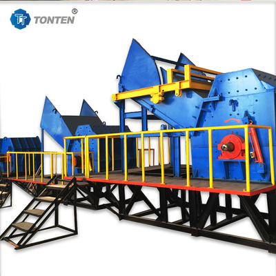 OEM Scrap Steel Shredder Crusher Metal Iron Scrap Mesin daur ulang