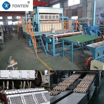 Mesin pembuatan kertas Pulp Molding Egg Tray Line Daur Ulang Mesin Membentuk Kertas