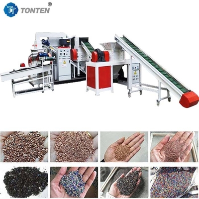 Tembaga Wire Granulator Mesin Kabel Separator Daur Ulang Line Tembaga Rice Machine