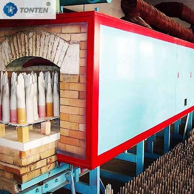 Termal Electric Tunnel Kiln Push Plate Kiln Peralatan Atmosfer 220W
