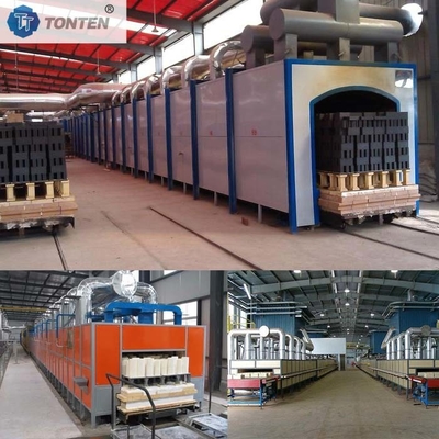 Tunnel kiln Limbah Pengeringan Push Plate Furnace Push Plate Tunnel kiln