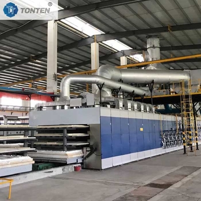 Tungku Keramik Otomatis Untuk Sinter Batu Bata Dibangun Di Sisi Gunung