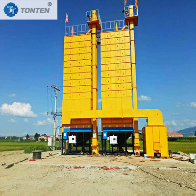 Menara beras gandum vertikal Pengeringan Biji Rapeseed Kedelai Mesin pengeringan jagung