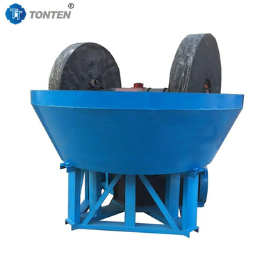 Gold Wet Pan Mill Pengolahan Emas Grinding Mill Double Roller Gold Plant