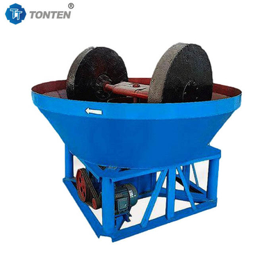 Gold Wet Pan Mill Pengolahan Emas Grinding Mill Double Roller Gold Plant