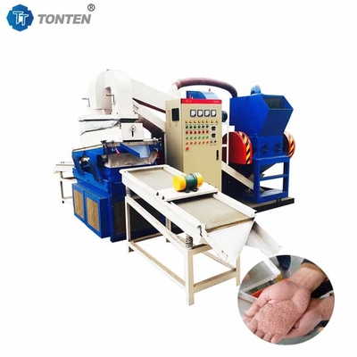 Tembaga beras kawat separator granulator mesin kabel kawat daur ulang garis