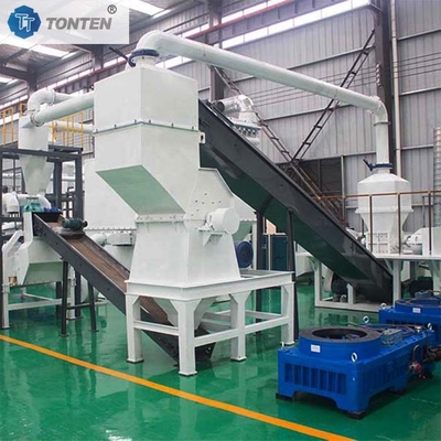 OEM Plastic Waste Recycling Plant PP PE Film Ldpe Washing Plant Crusher Line