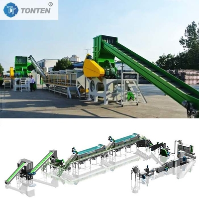 Penghancur Plastik Limbah Daur Ulang Produsen Plastik Shredder Line