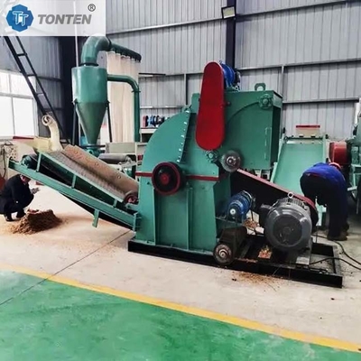 Industri Limbah Kuat Mesin Penghancur Kayu Chipper Shredder Pohon Pulverizing