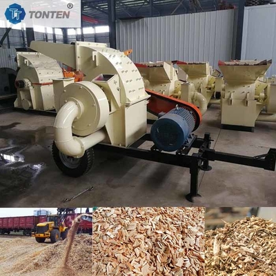 Diesel limbah industri mesin kayu crusher Untuk pembuatan serbuk gergaji kelapa