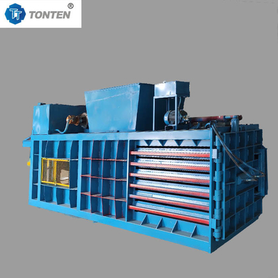 Mesin Pencetak Pakaian Baling Press Metal Horisontal