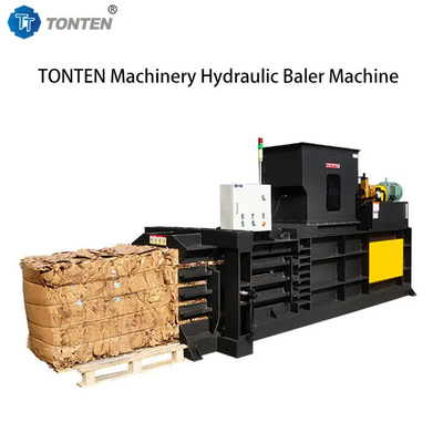 Mesin Baler Hidraulik Kotak Limbah Horisontal