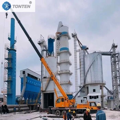 Cement Lime Vertical Shaft Kiln Line Produksi Lime Kiln Aktif