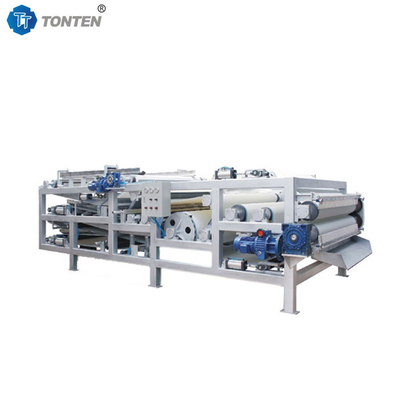 Limbah Dewatering Belt Filter Press Mesin Konsentrasi Filter Press