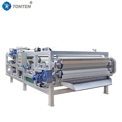 Air limbah Desilting Memacetkan air limbah Sabuk Pencet Filter Limbah Dewatering Sabuk Mesin