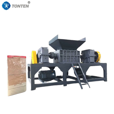 Dapat Aluminium Crusher Shredding Double Shaft Shredder Mesin Untuk Daur Ulang