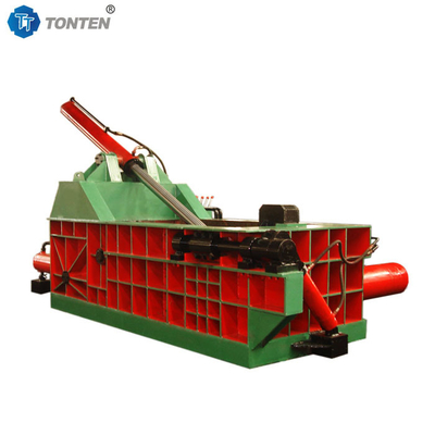 Mesin Press Bricketting Metal Plastik Hidrolik Baler Otomatis