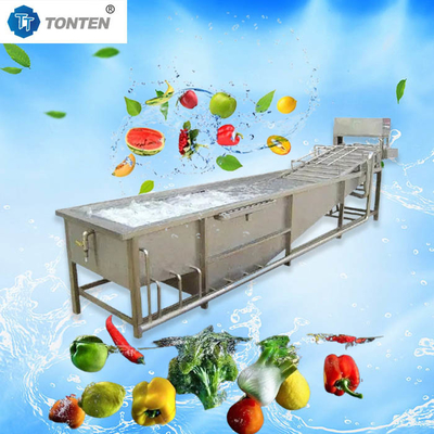 Mesin cuci buah dan sayuran Salad Custom 500-1000kg/jam