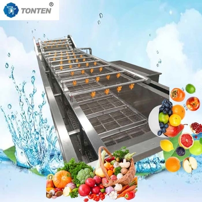 Mesin pembersih makanan 440V Mesin cuci sayuran industri untuk zaitun alpukat