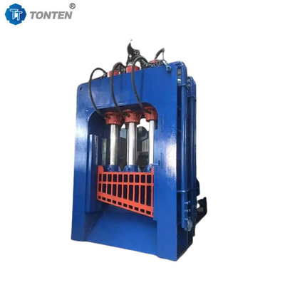 Mesin pemotong besi hidrolik Gantry Industri Scrap Metal Shear Cutting