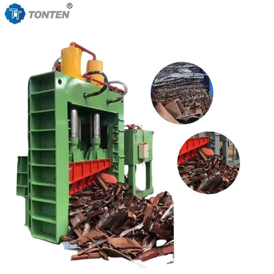 Gantry vertikal Hydraulic Iron Cutter Metal Shears Mesin Scrap