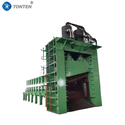 Mesin pemotong besi hidrolik Gantry Industri Scrap Metal Shear Cutting