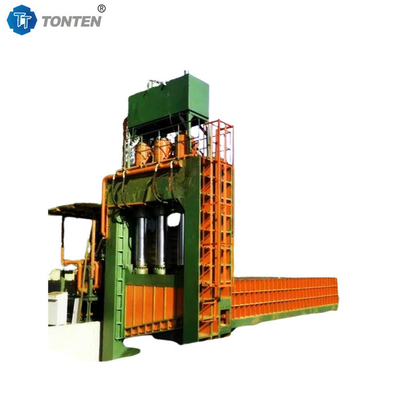Gantry vertikal Hydraulic Iron Cutter Metal Shears Mesin Scrap
