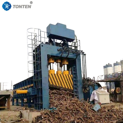 45kw Hydraulic Gantry Metal Shear Machine Pemotong Besi Baja Disesuaikan
