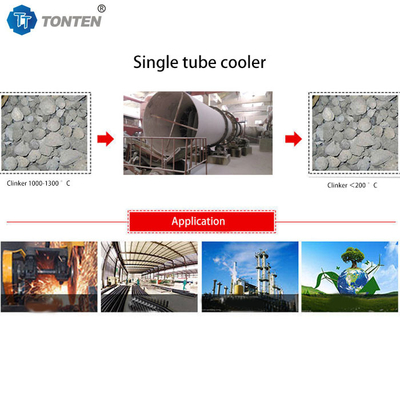 Stabil Rotary Drum Cooler Untuk Industri Bahan Bangunan