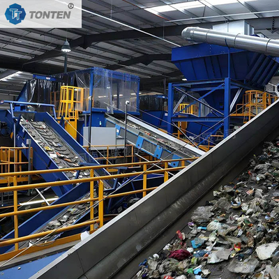 Pembangunan Pabrik Pengelompokan Limbah Rumah Tangga Masa Depan yang Terbuka