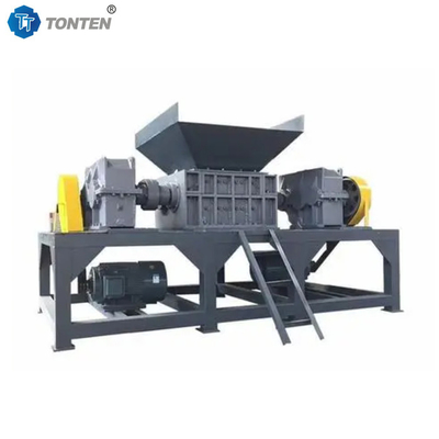 Scrap Metal Ban Perabot Crusher Mesin Double Shaft Shredder