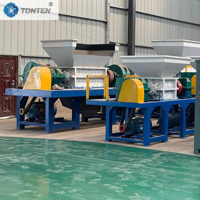 Low Noise Double Shaft Shredder Penghematan energi di pusat pengolahan limbah kota