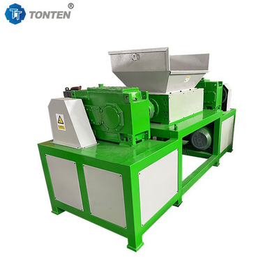 Tonten Harga Pabrik Double Shaft Shredder Waste Book Paper Daur Ulang Plastik
