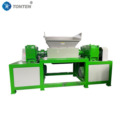 Tonten Harga Pabrik Double Shaft Shredder Waste Book Paper Daur Ulang Plastik