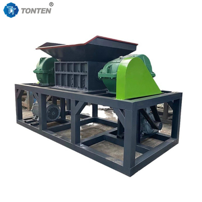 Otomatis Double Shaft Shredder Ban Karet Film Mesin Shredder Harga