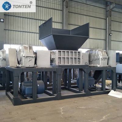 Plastik Straw Furniture Sofa Shredder Mesin Shredding Double Shaft Shredder
