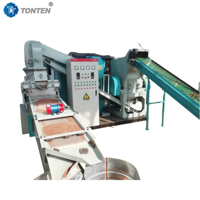 Tembaga Granulator Scrap Tembaga Mesin Daur Ulang Kawat Tembaga Pabrik beras