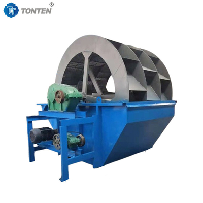 China Wheel Mobile Sand Washing River Sand Wet Washer Mesin