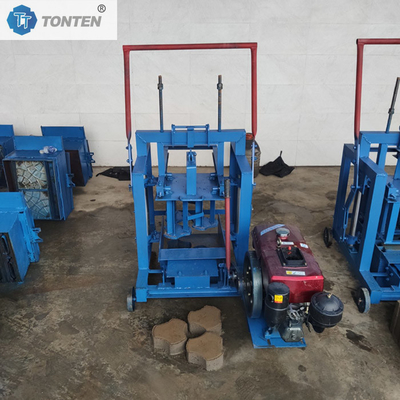 Cement Beton Blok Diesel Mesin Membangun Batu Bata Mesin Paver Batu